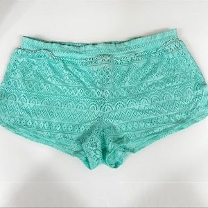 Victorias Secret Shorts Mint Green Size Medium Swimming Lounging